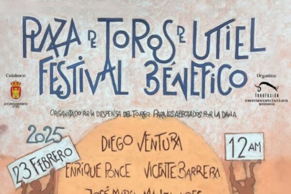 El próximo domingo 23 de febrero, la Plaza de Toros de Utiel, contará con la presencia de grandes figuras del toreo.