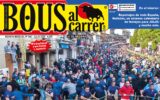 Portada Revista Bous al Carrer Nº 366 – Julio 2025 con toro en cuerda rodeado de aficionados