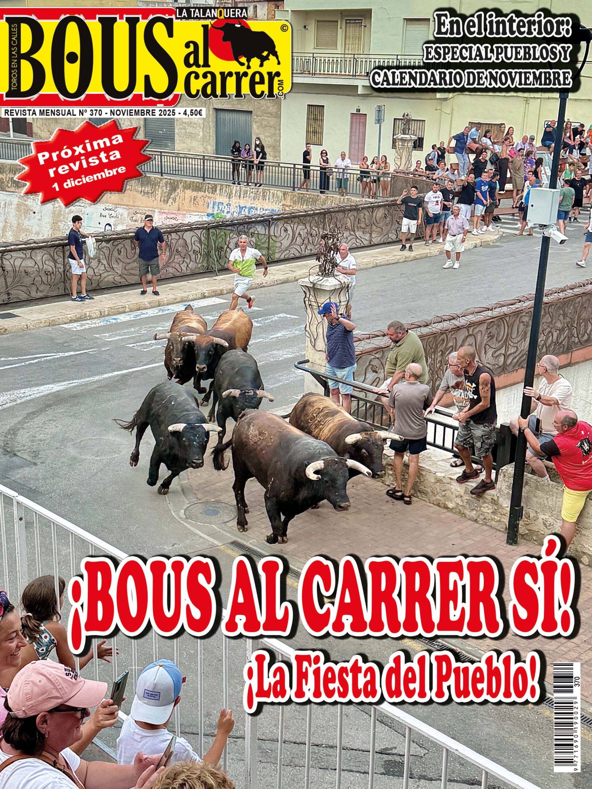 portada noviembre REVISTA BOUS AL CARRER Nº 370 de NOVIEMBRE de 2025